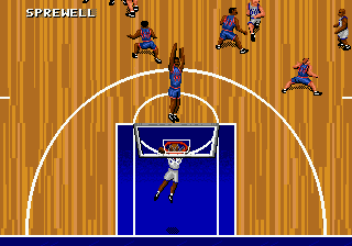 Скриншот игры NBA Action '95 Starring David Robinson